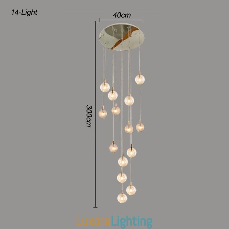 Designer Touch Decorative Glass Pendant Light Creative Glass Globe Loft