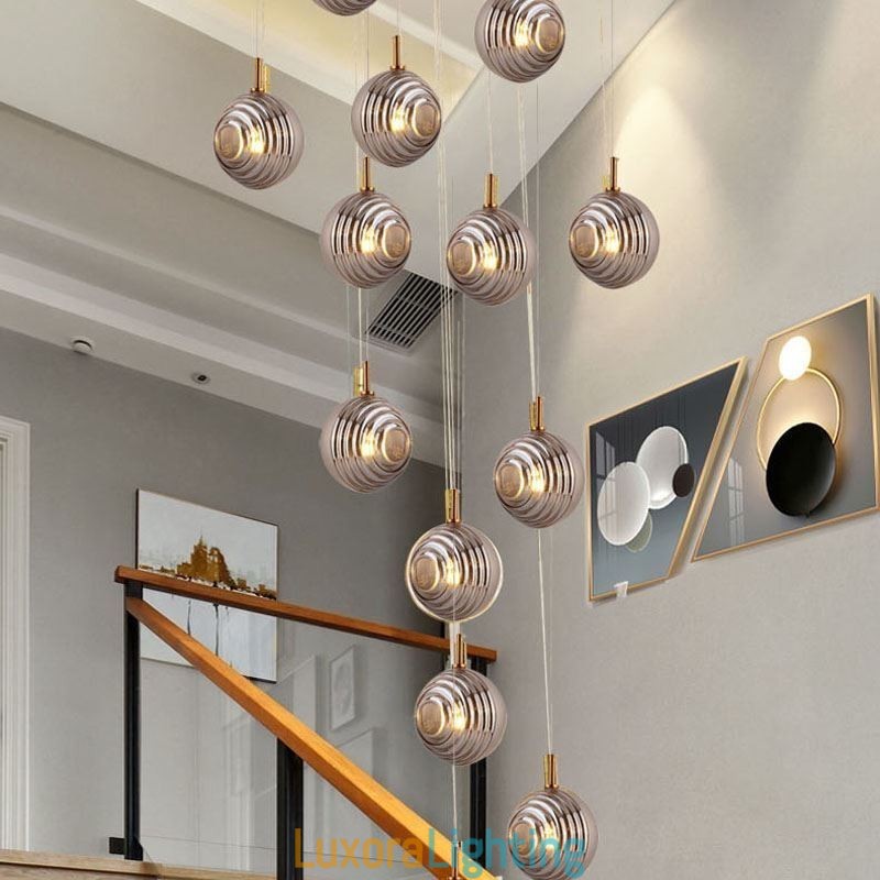 Designer Touch Decorative Glass Pendant Light Creative Glass Globe Loft