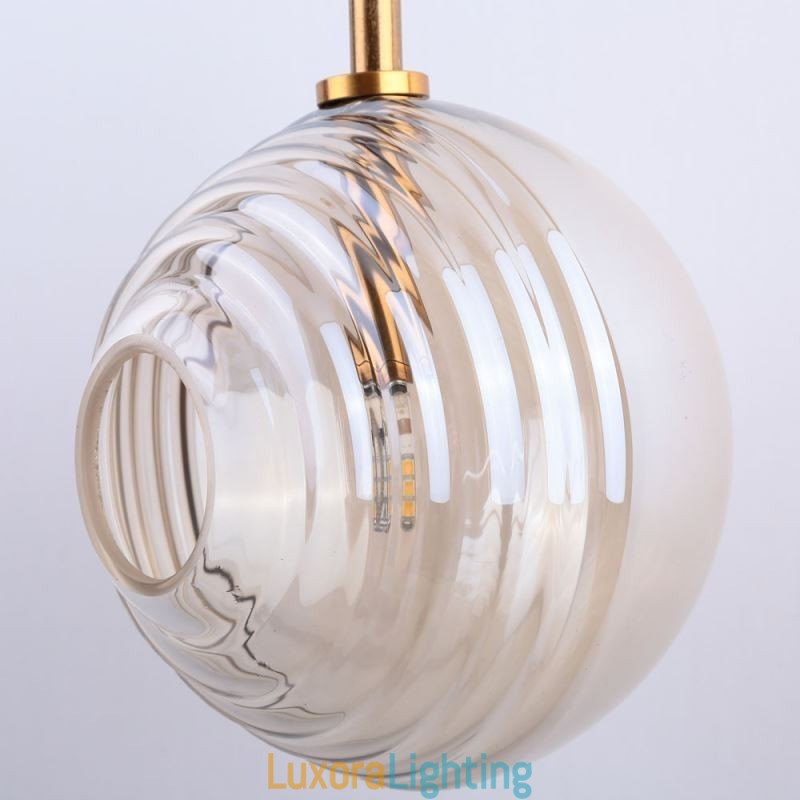 Designer Touch Decorative Glass Pendant Light Creative Glass Globe Loft