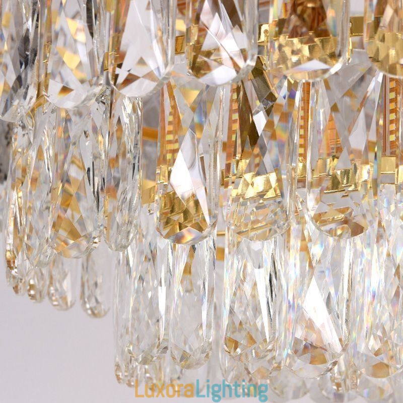 Designer Touch Decorative European Pendant Light Crystal Round Ceiling Light