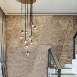 Designer Touch Decorative Mordern Crystal Soccer Ball Shape Ceiling Light Hanging Lights