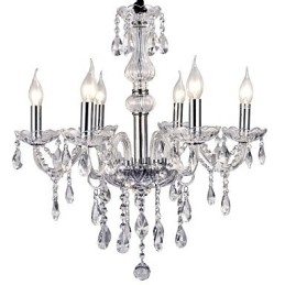 Designer Touch Decorative Modern Contemporary Electroplated Metal Chandelier