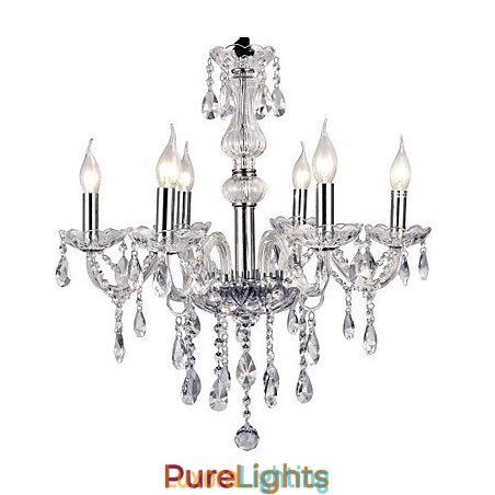 Designer Touch Decorative Modern Contemporary Electroplated Metal Chandelier