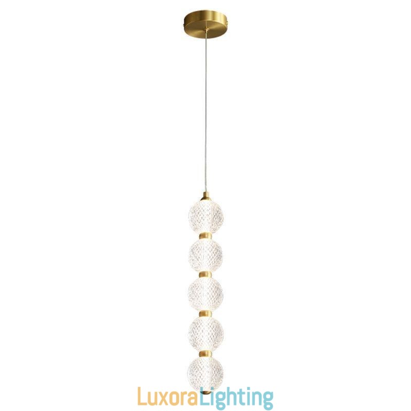 Designer Touch Decorative Pendant Light Acrylic Beaded Lighting