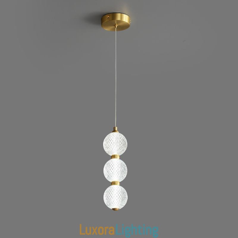 Designer Touch Decorative Pendant Light Acrylic Beaded Lighting