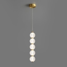 Designer Touch Decorative Pendant Light Acrylic Beaded Lighting