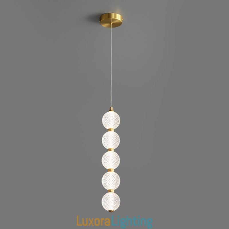 Designer Touch Decorative Pendant Light Acrylic Beaded Lighting