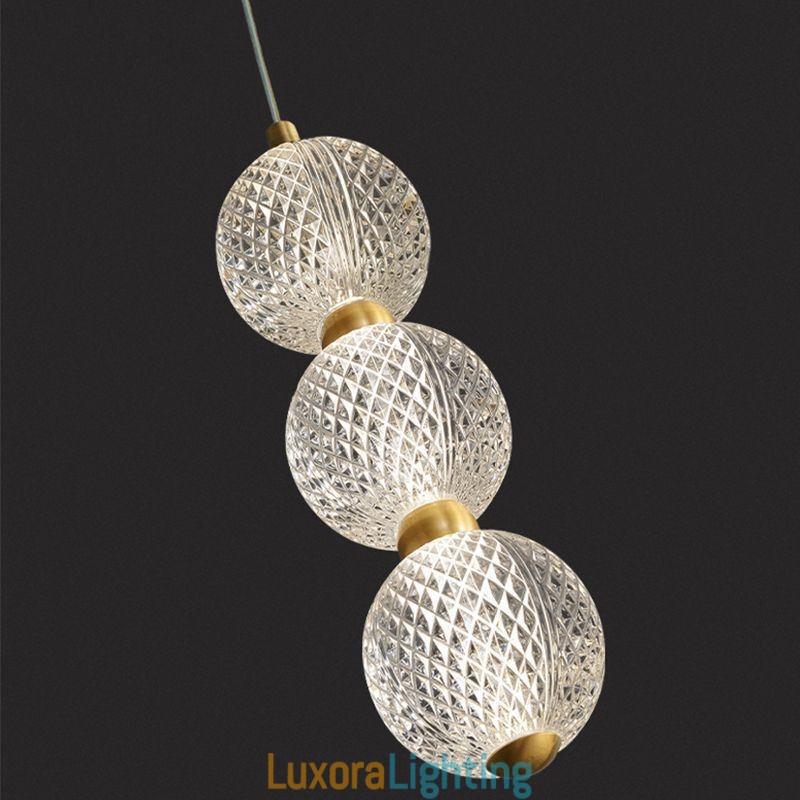 Designer Touch Decorative Pendant Light Acrylic Beaded Lighting