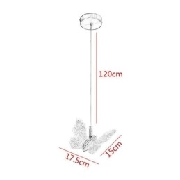 Designer Touch Decorative Pendant Light Acrylic Butterfly Ceiling Light Fixture