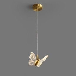 Designer Touch Decorative Pendant Light Acrylic Butterfly Ceiling Light Fixture