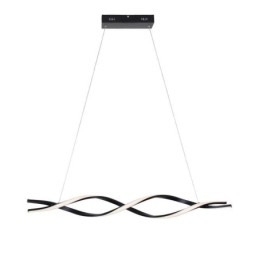 Designer Touch Decorative Modern Pendant Lighting Black Wave Shape Hanging Lights
