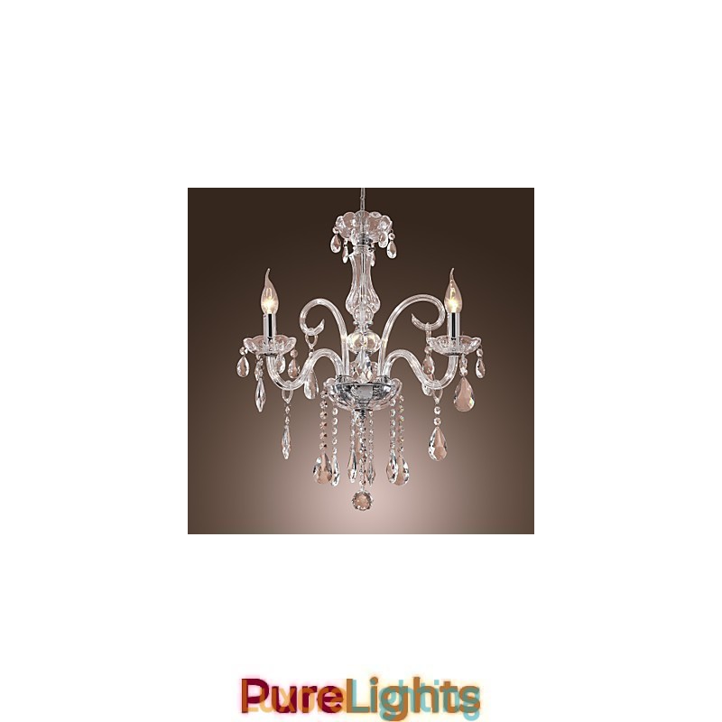 Designer Touch Decorative Rustic Lodge Crystal Others Crystal Chandelier