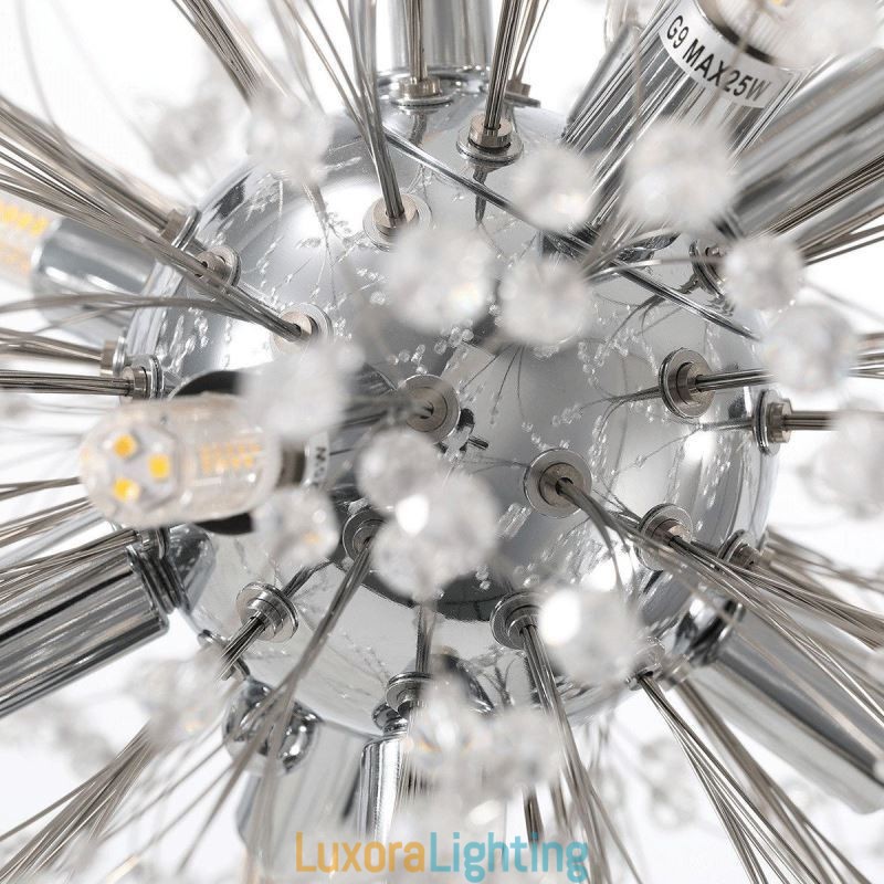 Designer Touch Decorative Firework Chandelier 8 Lights Dandelion Pendant Light