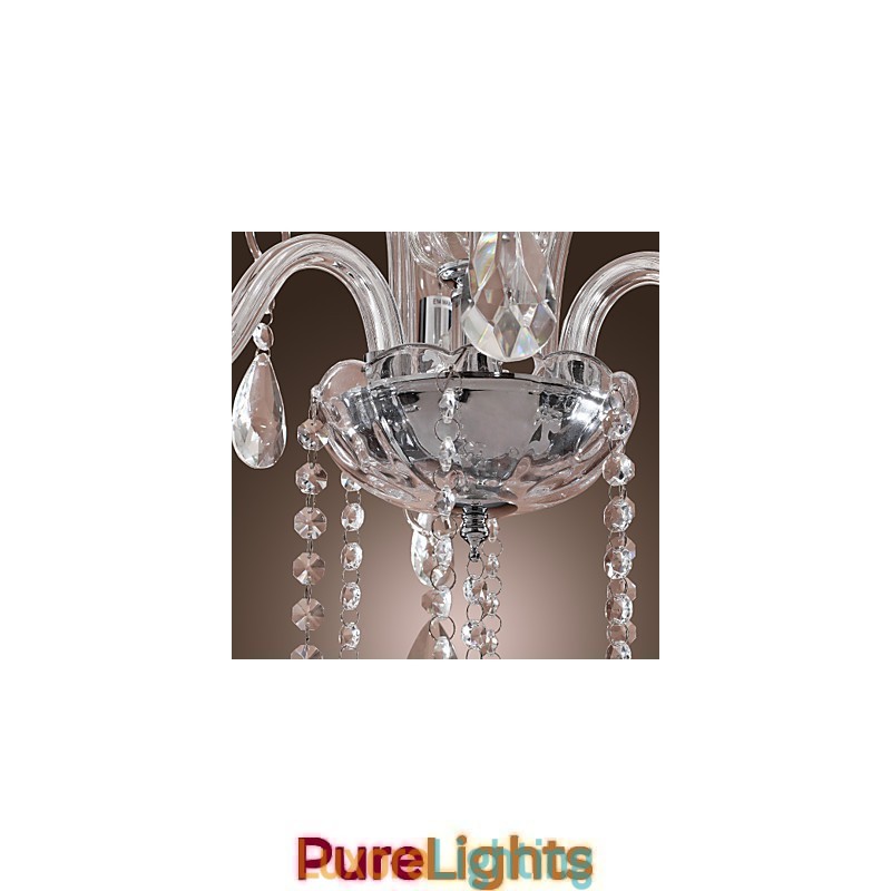 Designer Touch Decorative Rustic Lodge Crystal Others Crystal Chandelier