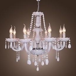 Designer Touch Decorative Rustic Lodge Crystal Electroplated Crystal Chandelier