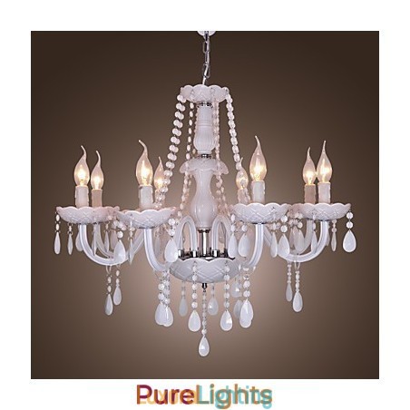 Designer Touch Decorative Rustic Lodge Crystal Electroplated Crystal Chandelier