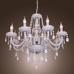 Designer Touch Decorative Rustic Lodge Crystal Electroplated Crystal Chandelier