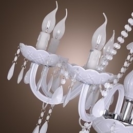 Designer Touch Decorative Rustic Lodge Crystal Electroplated Crystal Chandelier