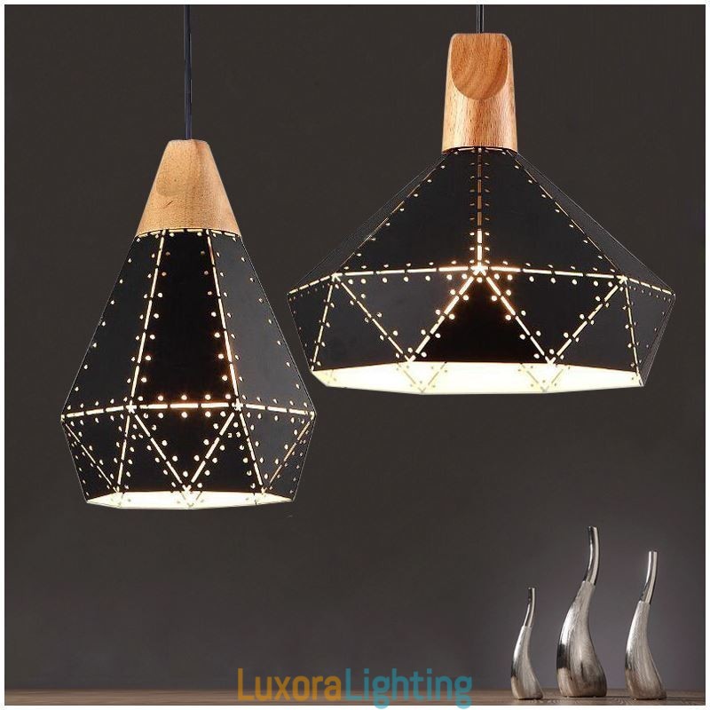 Designer Touch Decorative Industrial Retro Vintage Hanging Light Hollow Lampshade