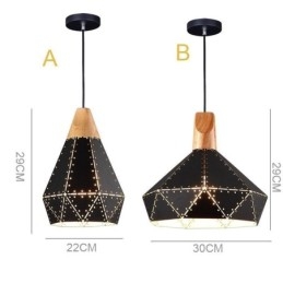 Designer Touch Decorative Industrial Retro Vintage Hanging Light Hollow Lampshade