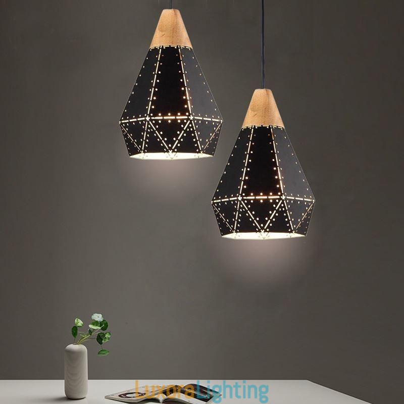 Designer Touch Decorative Industrial Retro Vintage Hanging Light Hollow Lampshade