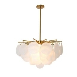 Designer Touch Decorative Modern 6 Light Hanging Light Pendant Light With Glass Shape