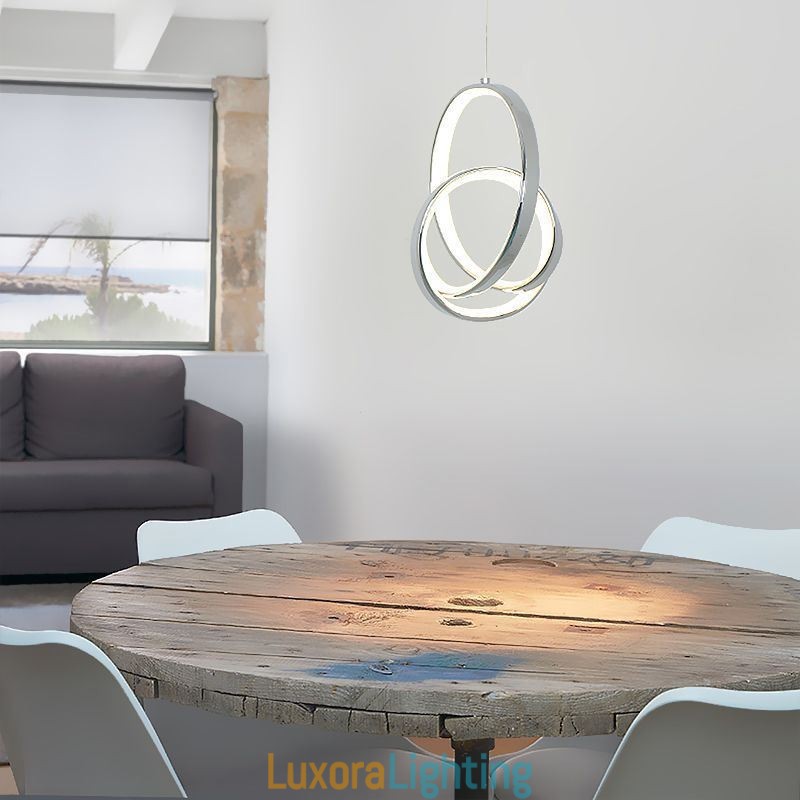 Designer Touch Decorative Pendant Light Irregular Ring Ceiling Light