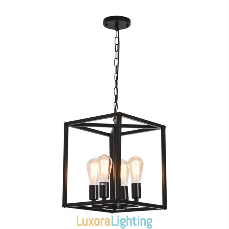 Designer Touch Decorative Modern Simple Pendant Light Iron Cage Hanging Lamp