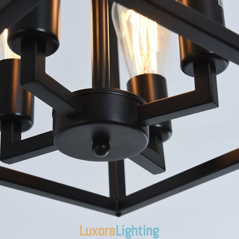 Designer Touch Decorative Modern Simple Pendant Light Iron Cage Hanging Lamp