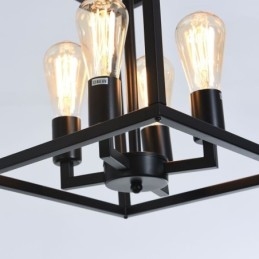 Designer Touch Decorative Modern Simple Pendant Light Iron Cage Hanging Lamp