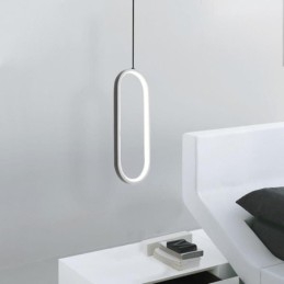 Designer Touch Decorative Oval Pendant Light Acrylic Light Fixture