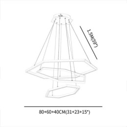 Designer Touch Decorative Modern Hexagonal Hanging Light Pendant Light