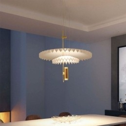 Designer Touch Decorative Modern Pleated Pendant Light Acrylic Lighting
