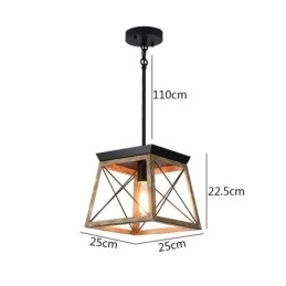 Designer Touch Decorative Vintage Style Single Light Pendant Light
