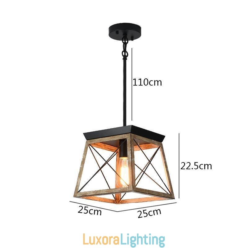 Designer Touch Decorative Vintage Style Single Light Pendant Light