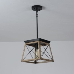 Designer Touch Decorative Vintage Style Single Light Pendant Light