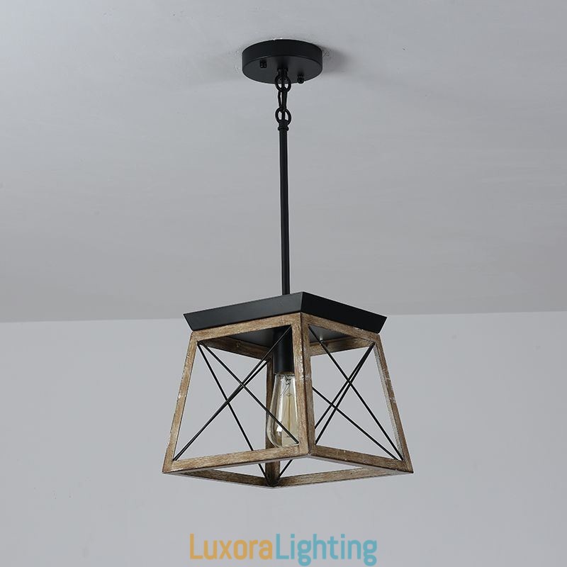 Designer Touch Decorative Vintage Style Single Light Pendant Light