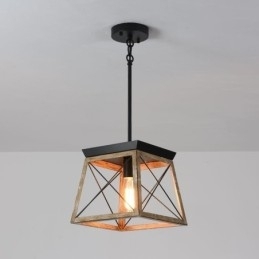 Designer Touch Decorative Vintage Style Single Light Pendant Light
