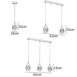 Designer Touch Decorative Mini Simple Crystal Ball Light Hanging Light Ceiling Light