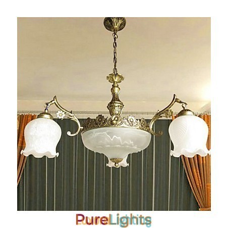 Designer Touch Decorative Traditional Classic Painting Chandelier