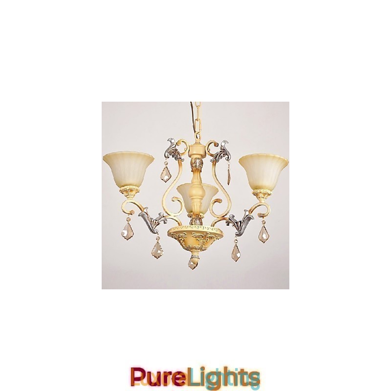 Designer Touch Decorative Traditional Classic Crystal Painting Chandelier