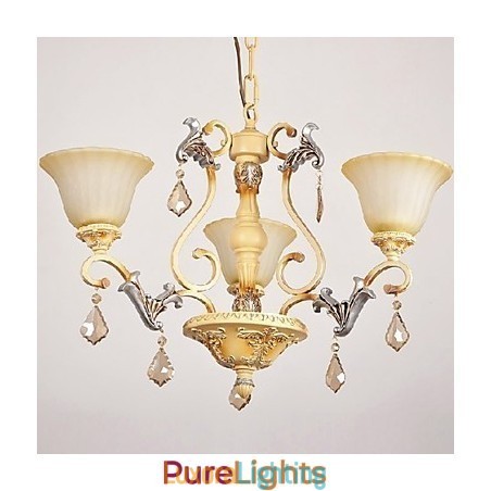 Designer Touch Decorative Traditional Classic Crystal Painting Chandelier