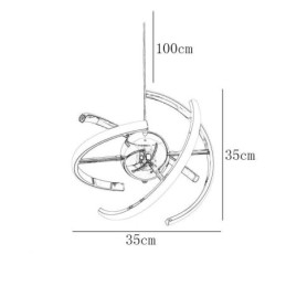 Designer Touch Decorative Swivel Globe Pendant Light Ceiling Lamp