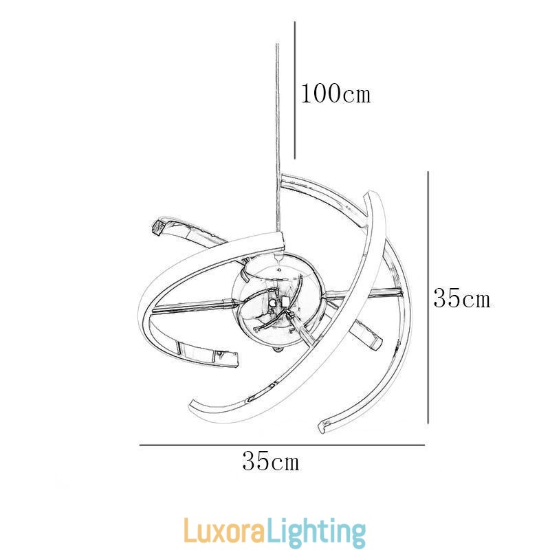 Designer Touch Decorative Swivel Globe Pendant Light Ceiling Lamp