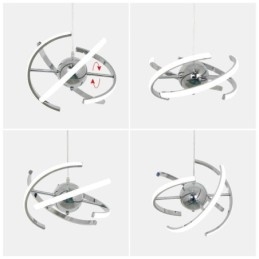Designer Touch Decorative Swivel Globe Pendant Light Ceiling Lamp