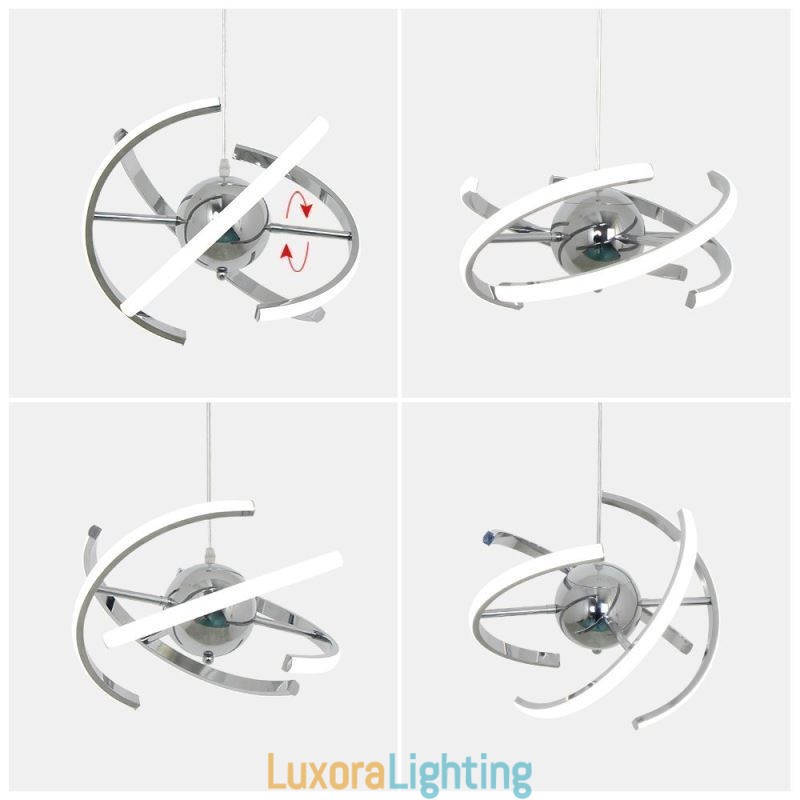 Designer Touch Decorative Swivel Globe Pendant Light Ceiling Lamp