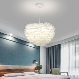 Designer Touch Decorative Pretty Feather Pendant Light Fixture