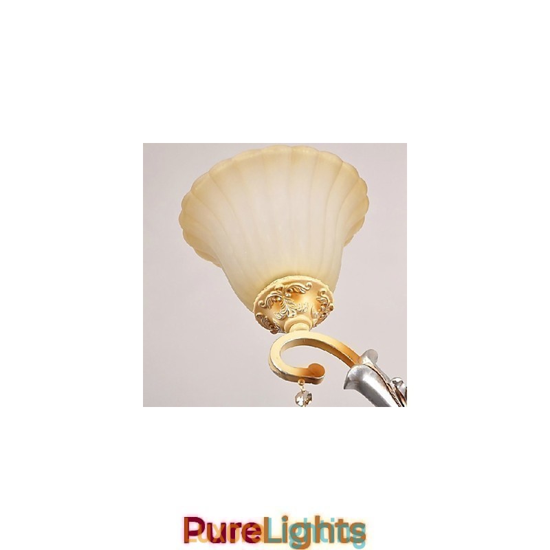 Designer Touch Decorative Traditional Classic Crystal Painting Chandelier