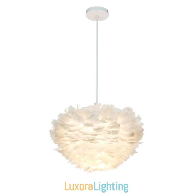 Designer Touch Decorative Pretty Feather Pendant Light Fixture