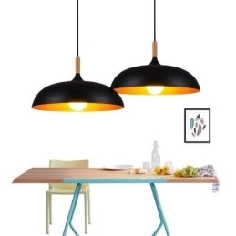 Designer Touch Decorative Modern Pendant Light Minimalist Light Fixture Black White